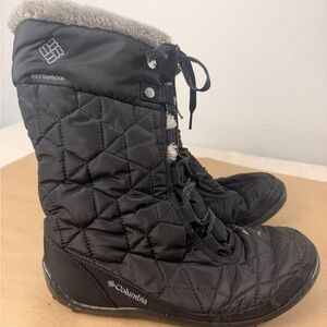 Columbia Women's Black Quilted Waterproof Boots